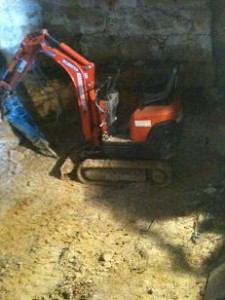 Jack hammering